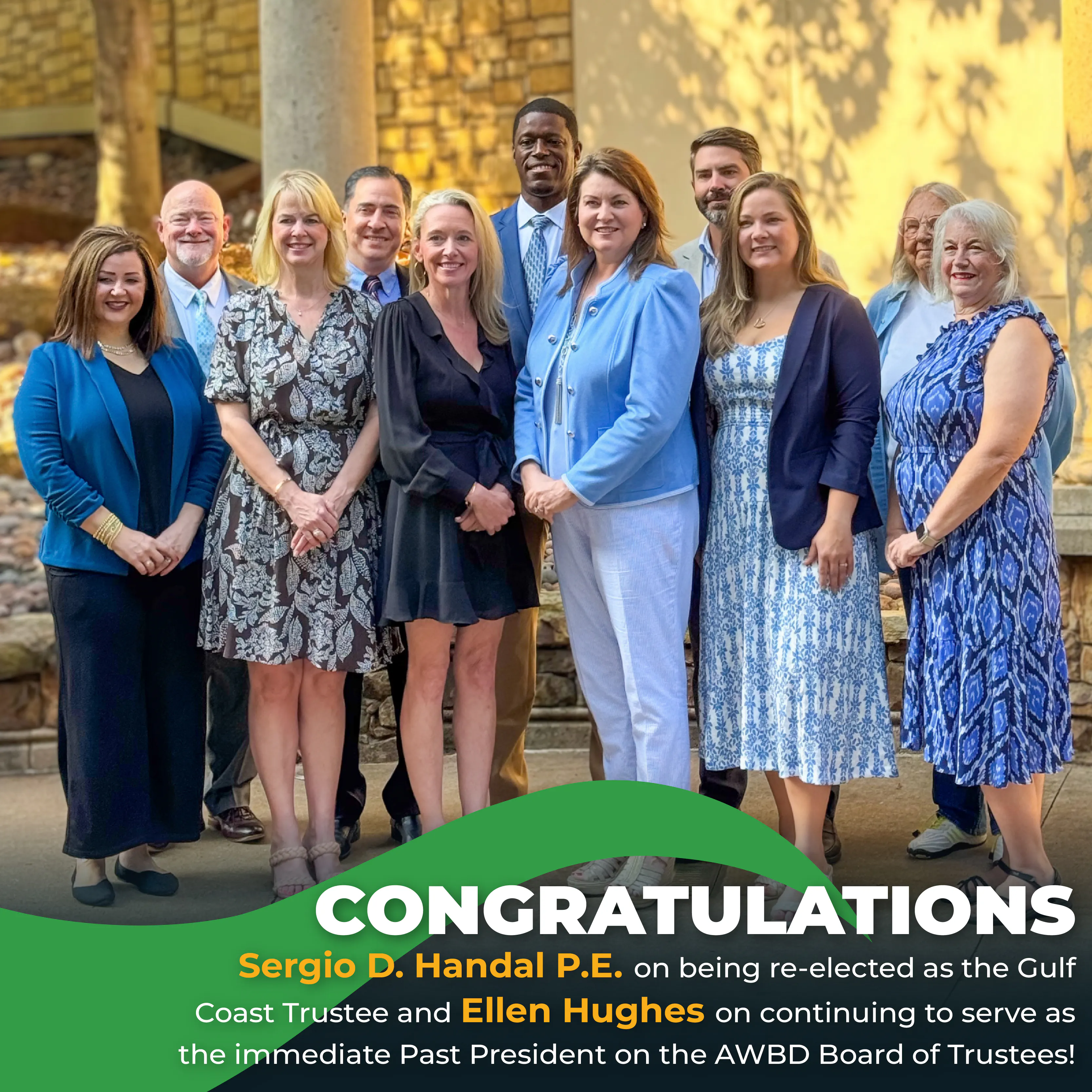 Congratulations to Sergio Handal, P.E. and Ellen Hughes!